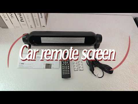 Leadleds Car Sign Scrolling Message Board Mirror Function