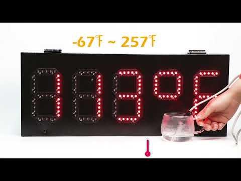 Leadleds Outdoor LED Temperature Display