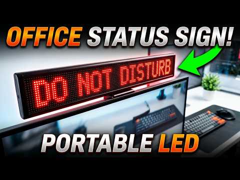 portable led sign for office