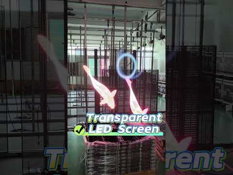 full color transparent LED panel