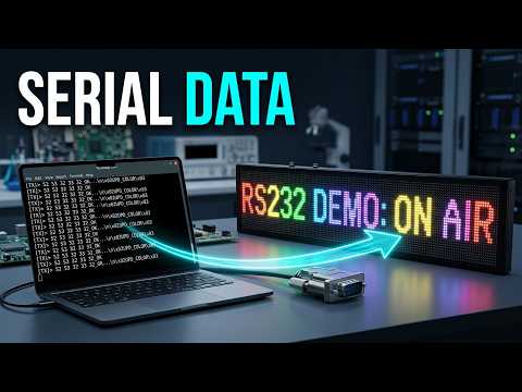 Programmable LED Sign for Store Windows | RS232/RS485 Display