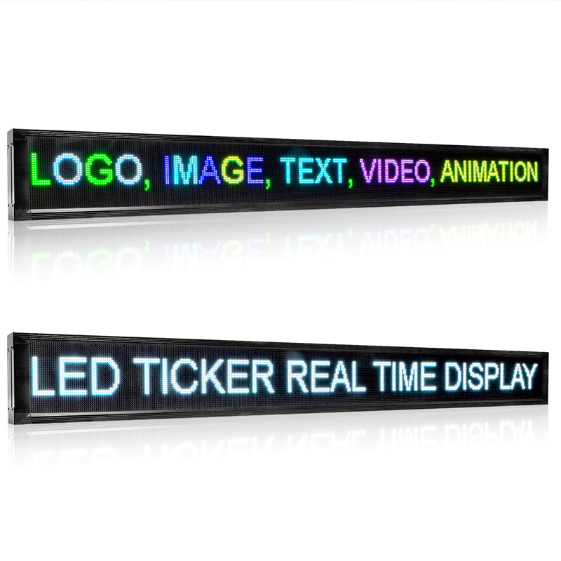 programmable LED message boards