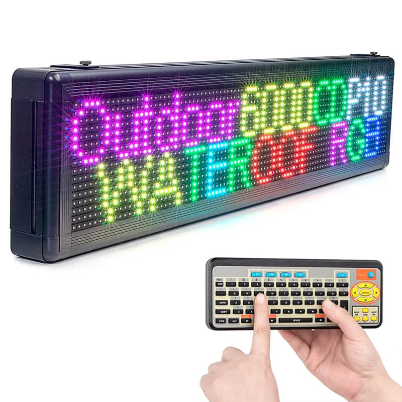 programmable led remote sign
