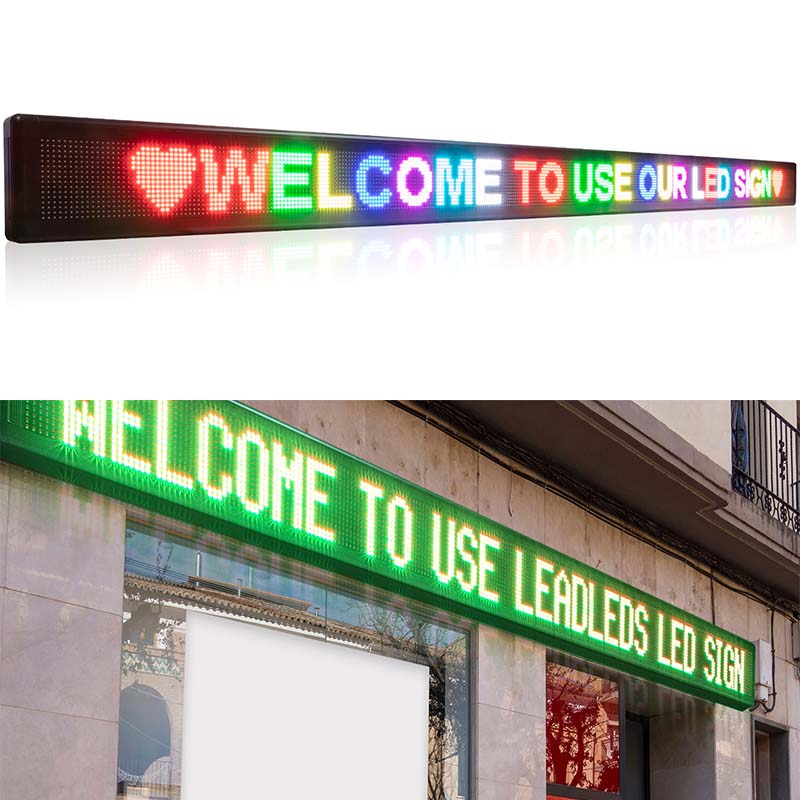 programmable led signs outdoor