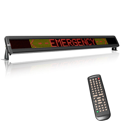 scrolling remote control led sign board