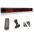 Leadleds 38" x 4" Remote Programmable Led Sign Scrolling Message Board for Your Business
