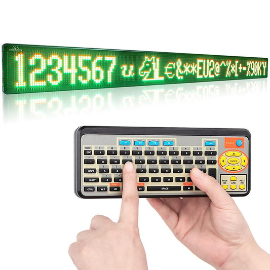 Leadleds 53 in Remote Led Display Board Tricolor Outdoor Digital Signage Super Brightness