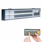 Leadleds Remote Led Sign Programmable Scrolling Message Business Sign 40 by 6 in, Multicolored
