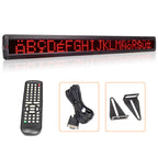 Leadleds 38" x 4" Remote Programmable Led Sign Scrolling Message Board for Your Business
