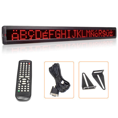 Leadleds 38" x 4" Remote Programmable Led Sign Scrolling Message Board for Your Business