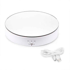 UNTCENT 7.7" Mirror Top Motorized Rotating Turntable Electric Rotating Display Stand