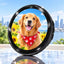 round shaped digital display badge full color display