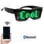 Leadleds Customizable Bluetooth LED Glasses Display Messages, Animation, Drawings for Fun