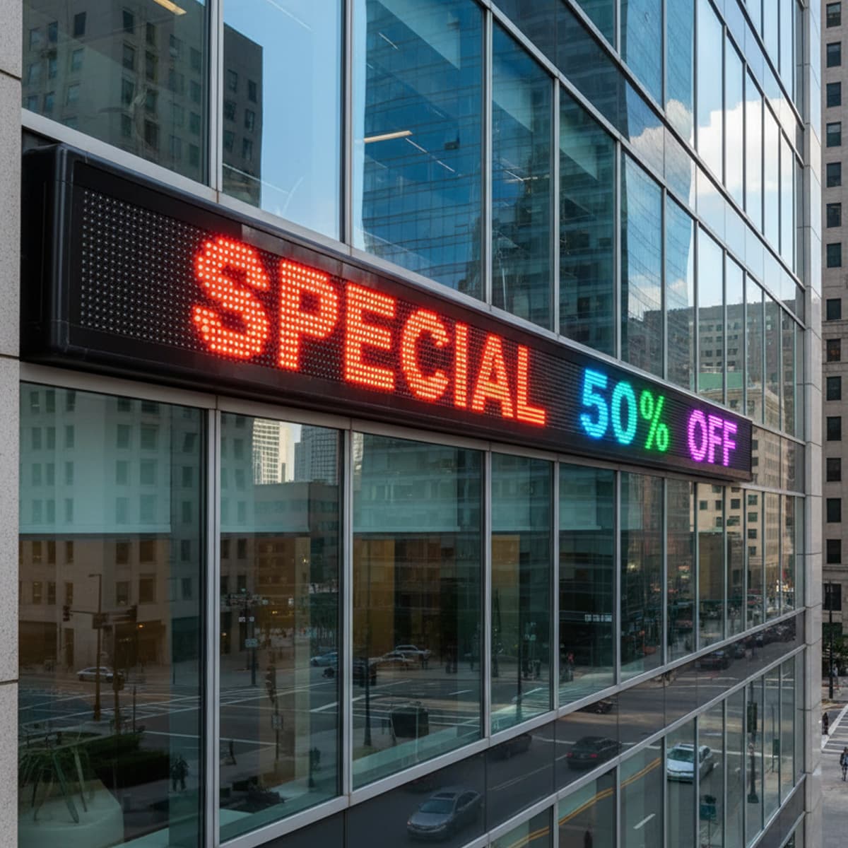 Popular LED signs for business – customer favorite programmable displays for storefront Imagen principal del producto