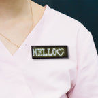 scrolling name tag