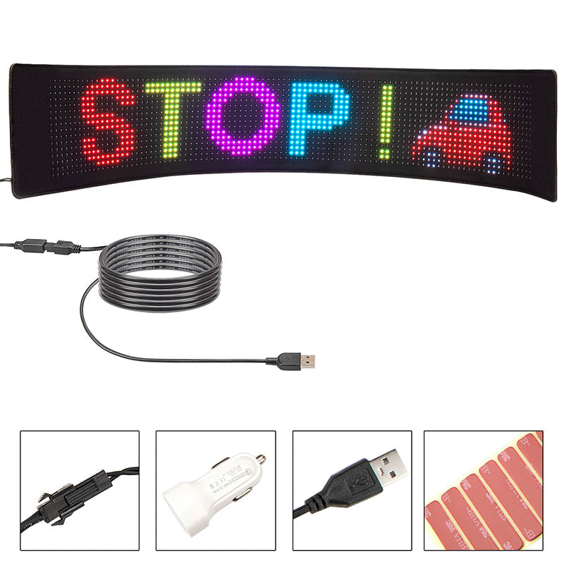 scrolling sign flexible