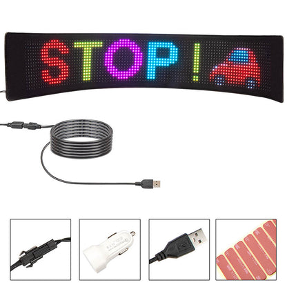 scrolling sign flexible