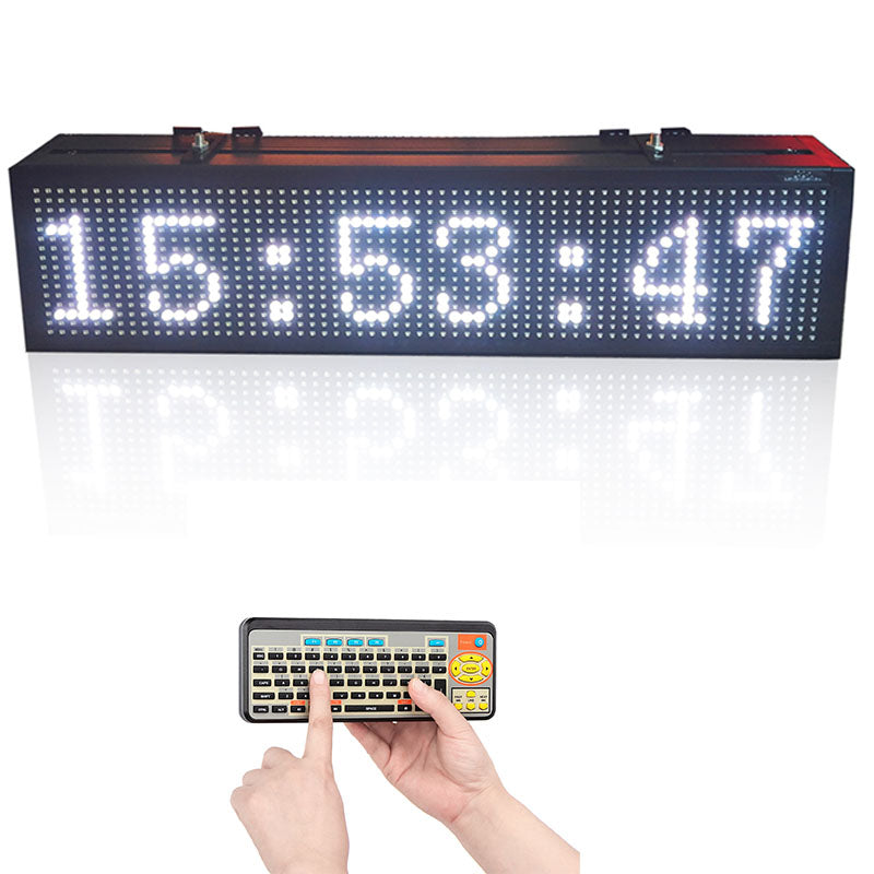 Leadleds 21 in Remote Control Led Sign Board Multicolor Message Displa