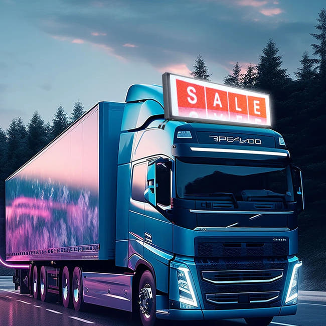 led truck sign Main image