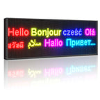 Leadleds 52 in Programmable Led Video Sign Board Double Sided