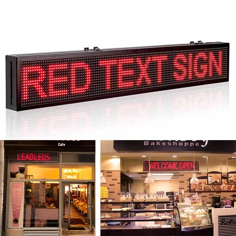 Leadleds Scrolling LED Sign with Serial Communication Protocol Imagen principal del producto