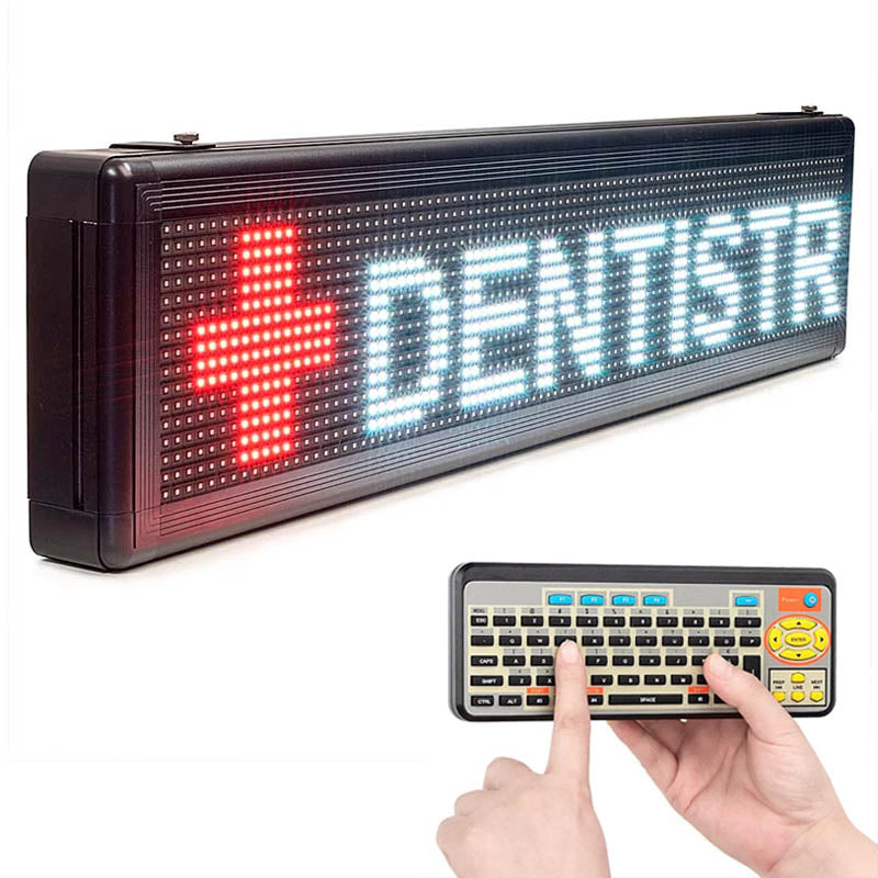 scrolling marquee remote keyboard
