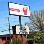 Leadleds Double Sided Digital Signage Full Color Text Picture Video Display