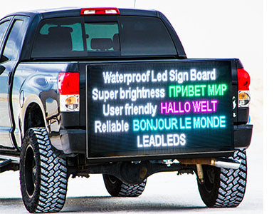 Programmable Car Signs | Programmable LED Sign for Cars | Leadleds