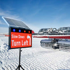 led solar sign lights