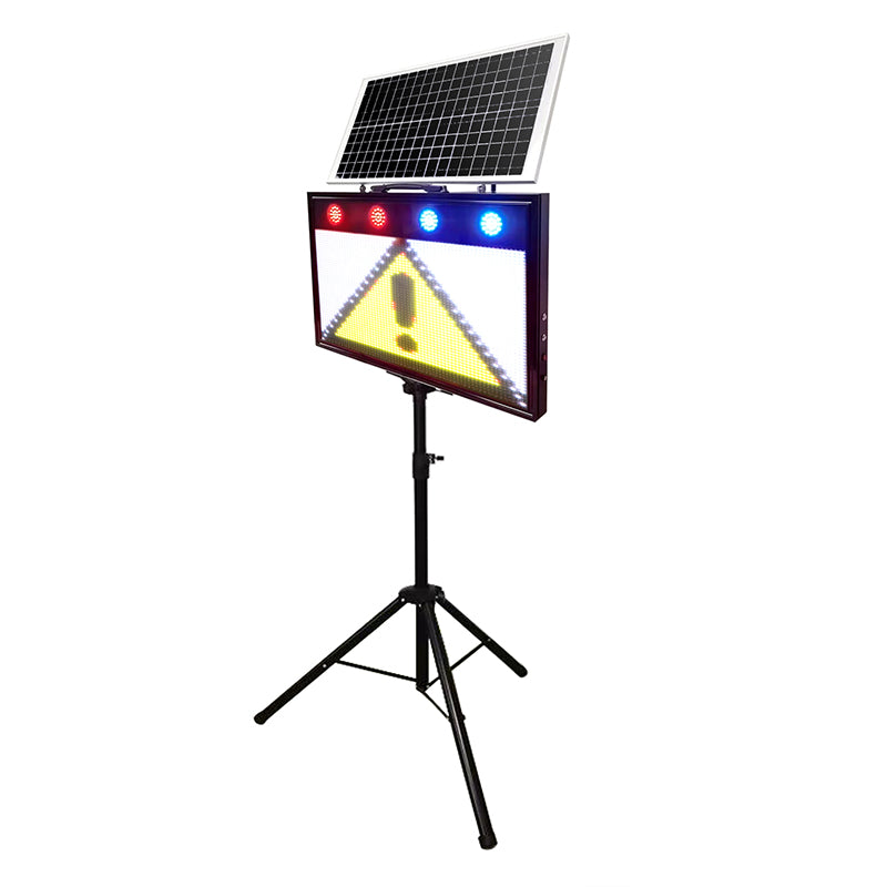 Leadleds Solar Powered Outdoor Led Sign WiFi Programmable