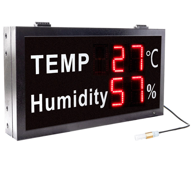 temperature humidity display large