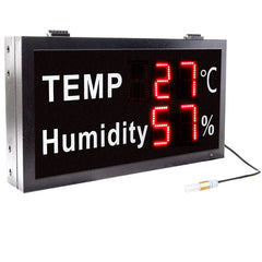 temperature humidity display large