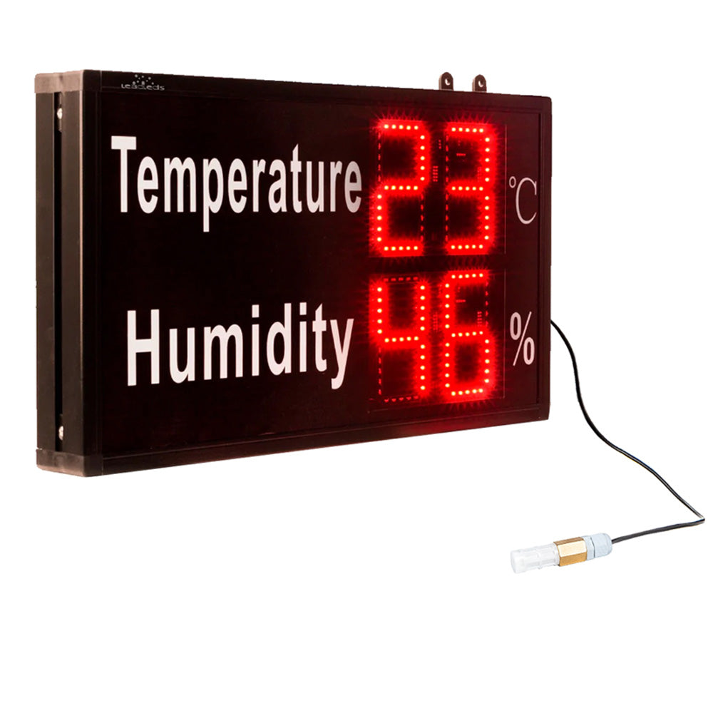 Temperature Humidity Sign Leadleds Temperature and Humidity Display Industrial Temperature and H ...