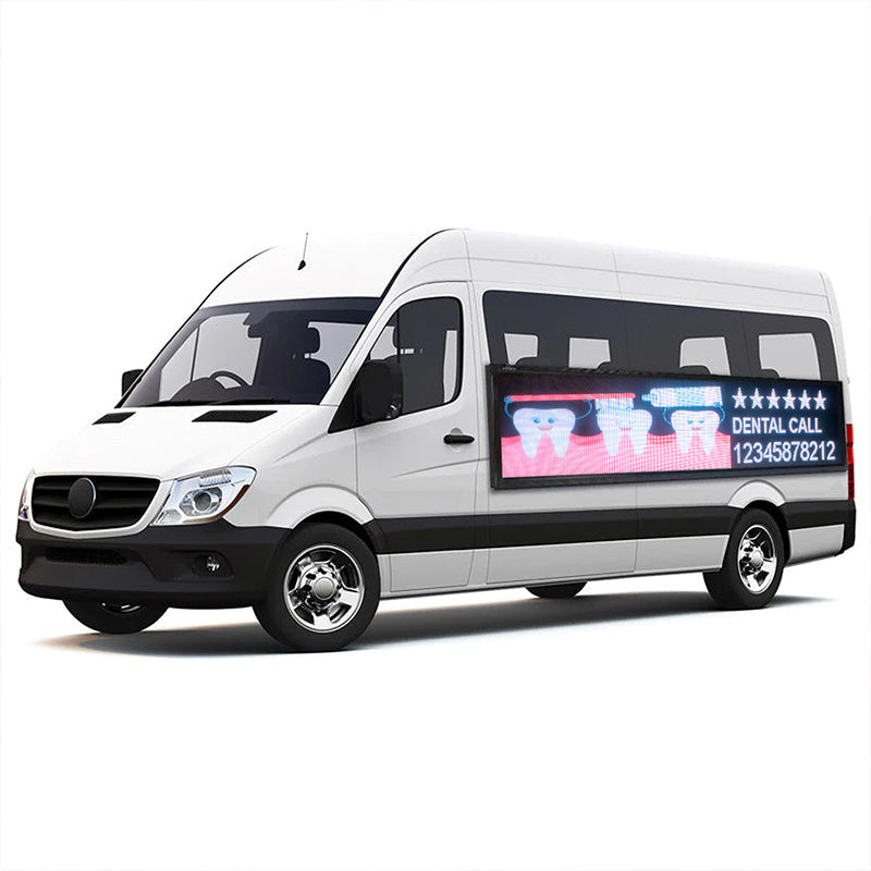 Leadleds Vans Sign LED TV Board Programmable Text Picture Video