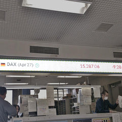 Leadleds 35Ft Electronic Led Ticker Tape Custom Display Board Digital Signage for Stock Market Finacial News