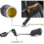  AC to DC Converter 2A 24W Car Cigarette Lighter Socket 110-240V to 12V AC/DC Power Adapter