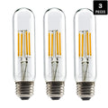 Leadleds LED Edison Bulb 40W Equivalent Non Dimmable E26 LED Lamp T10 Tubular 2700K Neat Warm White - Leadleds