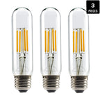 Leadleds LED Edison Bulb 40W Equivalent Non Dimmable E26 LED Lamp T10 Tubular 2700K Neat Warm White - Leadleds
