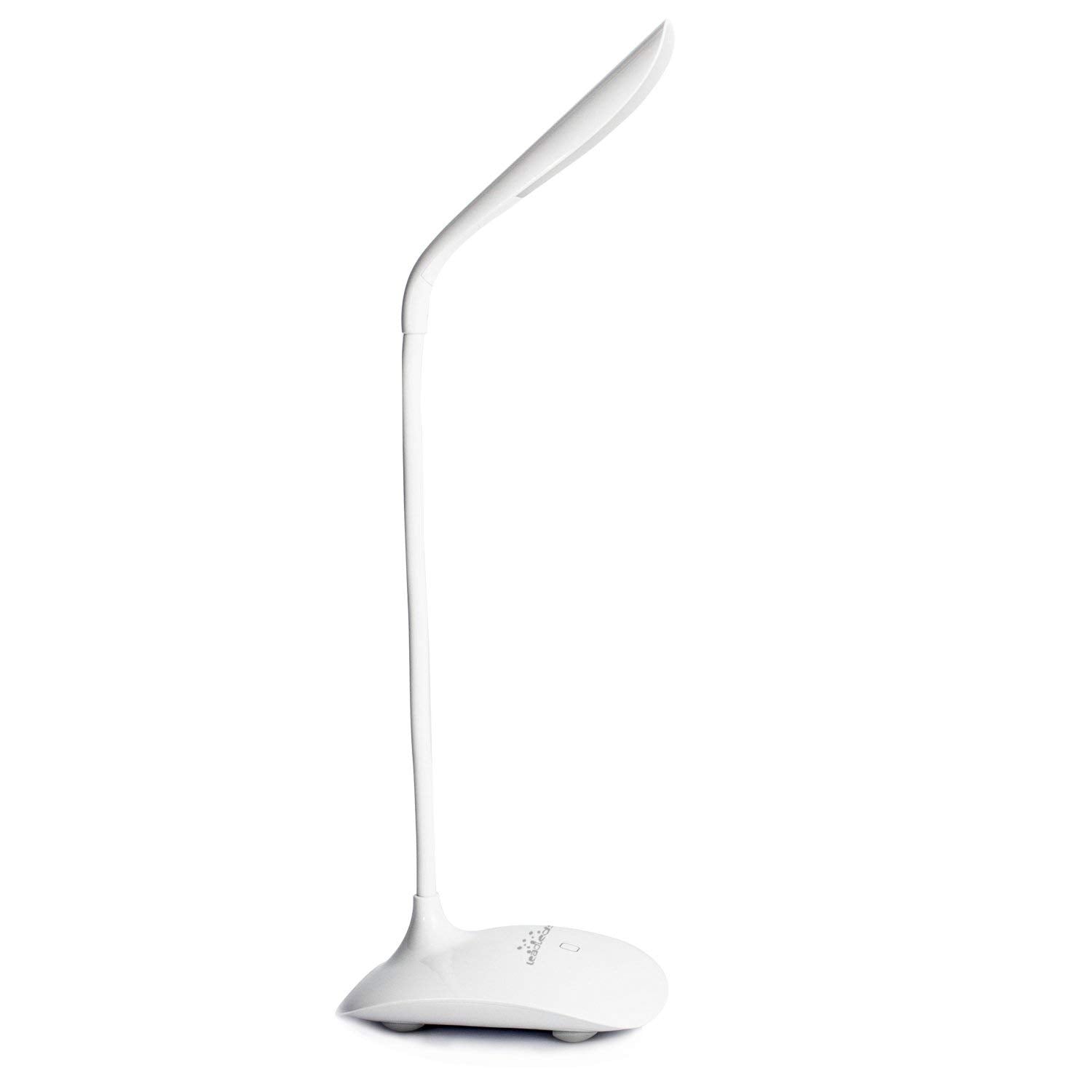 Leadleds Reading Lights Table Lamp Rechargeable Flexible Dimmable 3 Levels Brightness, White - Leadleds