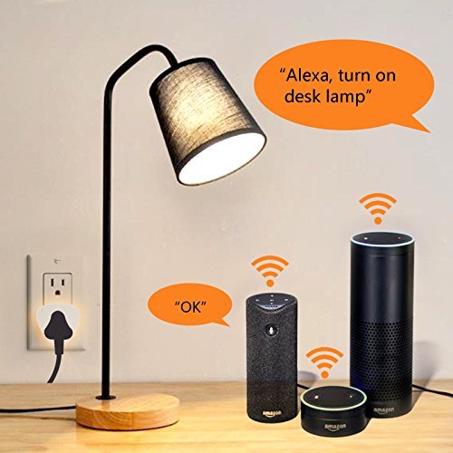 Smart Plug Wifi Outlet Compatible With Alexa, Echo, Google Home, Leadleds Mini Smart Socket with Timer Function, No Hub Required, 10A (2 pack) - Leadleds