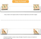 Leadleds Wall Cabinets Light USB Rechargeable Magnetic Motion Sensor Night Light, 3 Pack
