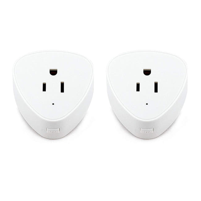 Smart Plug Wifi Outlet Compatible With Alexa, Echo, Google Home, Leadleds Mini Smart Socket with Timer Function, No Hub Required, 10A (2 pack) - Leadleds Main image