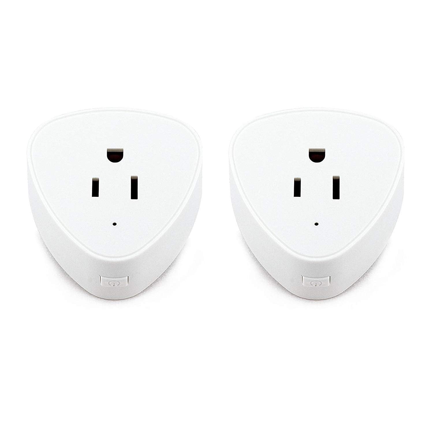 Smart Plug Wifi Outlet Compatible With Alexa, Echo, Google Home, Leadleds Mini Smart Socket with Timer Function, No Hub Required, 10A (2 pack) - Leadleds Главное изображение товара