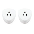 Smart Plug Wifi Outlet Compatible With Alexa, Echo, Google Home, Leadleds Mini Smart Socket with Timer Function, No Hub Required, 10A (2 pack) - Leadleds