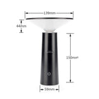 Leadleds LED Desk Lamp USB Charging Touch Sensitive Control Adjustable Brightness Reading Light - Leadleds