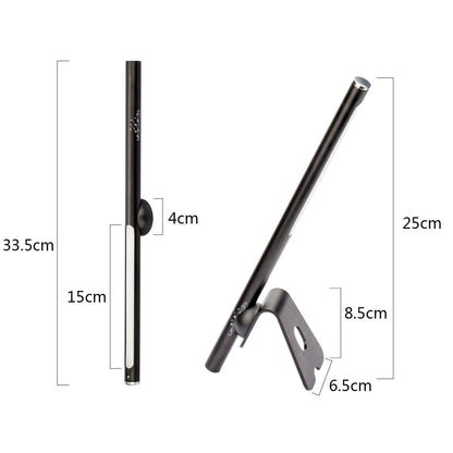 Leadleds LED Desk Lamp Eye-caring Table Lamp, Lamp with USB Charging Port, Office Lamp, Touch Control, Dimmable Modes, Black, 6W - Leadleds