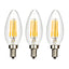 Leadleds Candelabra LED Bulb Dimmable 4W E12 Candle Base LED Chandelier B11 Bulb 2700k, UL Listed - Leadleds