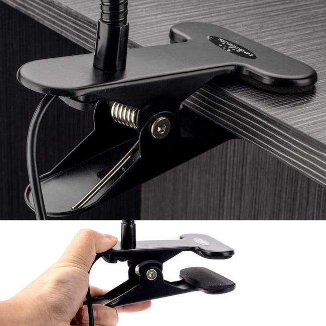 Leadleds LED Clip on Light Dimmable Reading Lights Flexible Gooesneck, USB Cord 2 Lighting Modes - Leadleds Imagen secundaria del producto