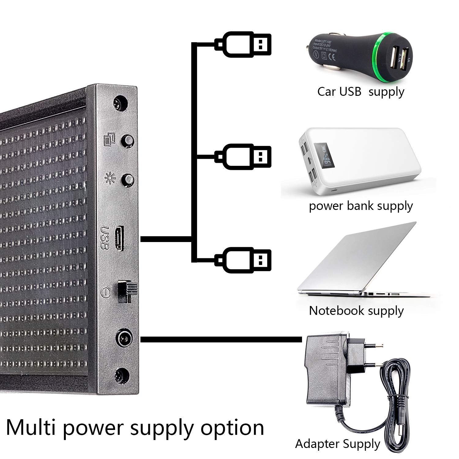 Leadleds Electronic Message Signs Multicolor Led Sign for Business
