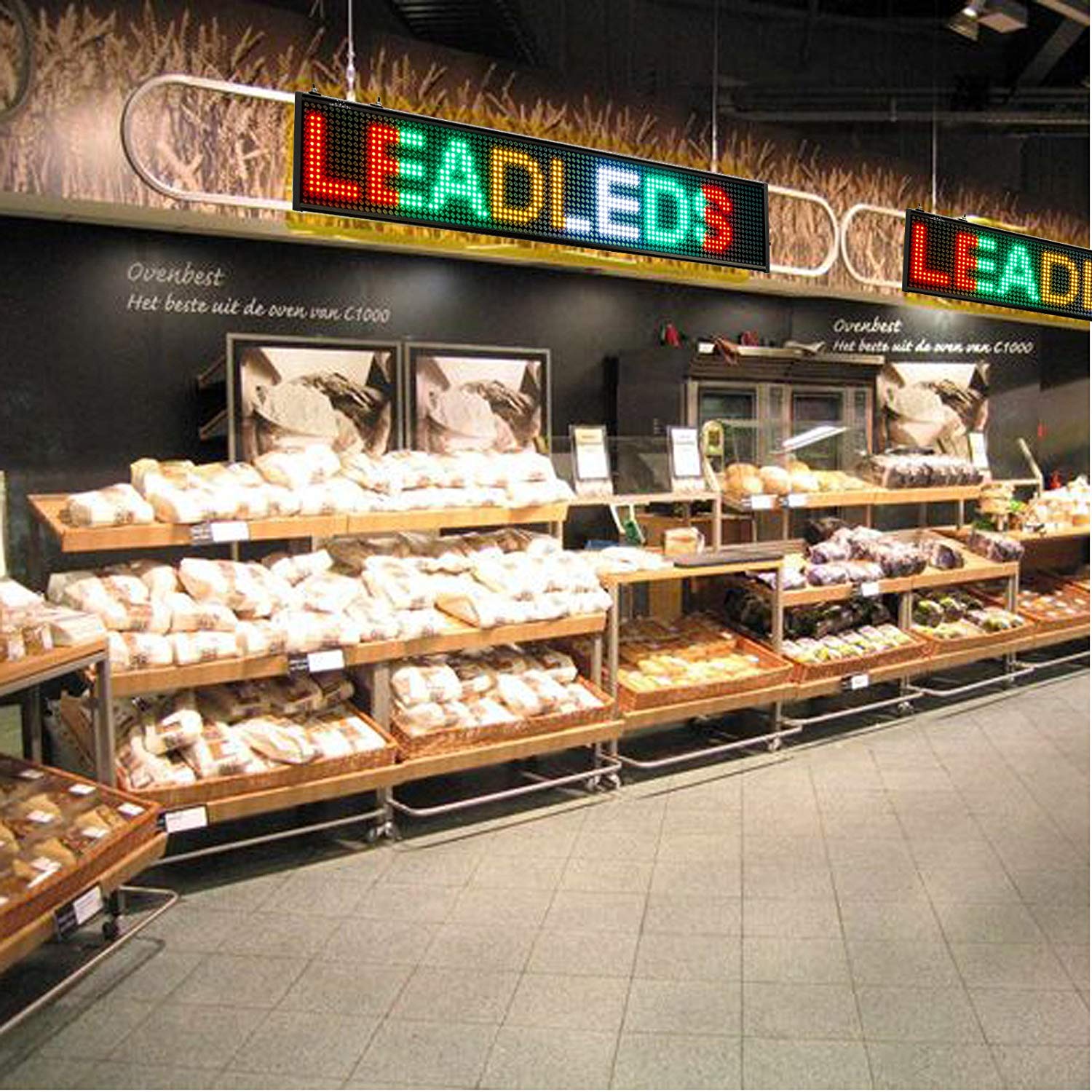 Leadleds Electronic Message Signs Multicolor Led Sign for Business